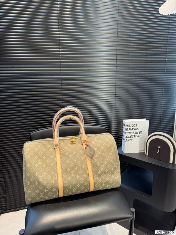 LV Keepall 45 Denim Travel Bag