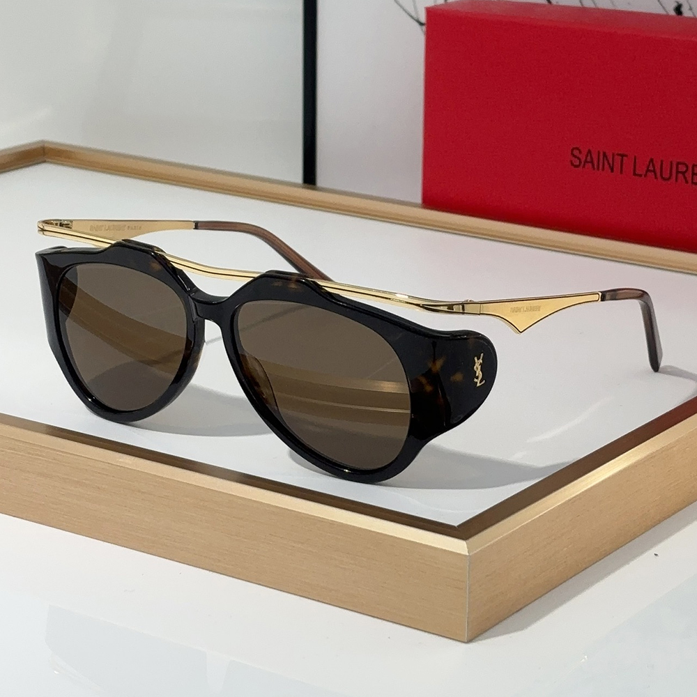 Saint Laurent YSL Eye Protection Light-proof Sunglasses Top Quality - Image 2