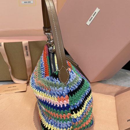 Miu Miu Crochet Pouch 10A - Image 4