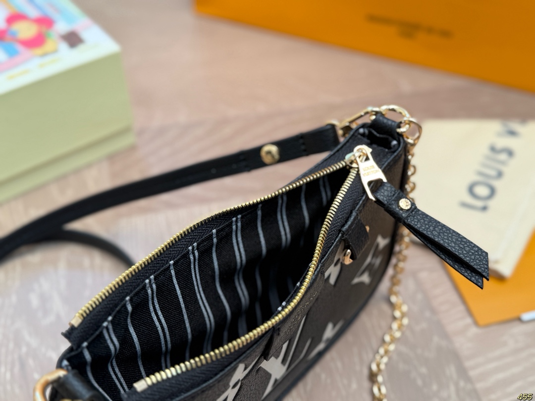 Louis Vuitton Easy Pouch On Strap Monogram Empreinte Bag - Image 9