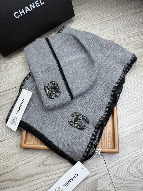Chanel Winter Hats + Scarves