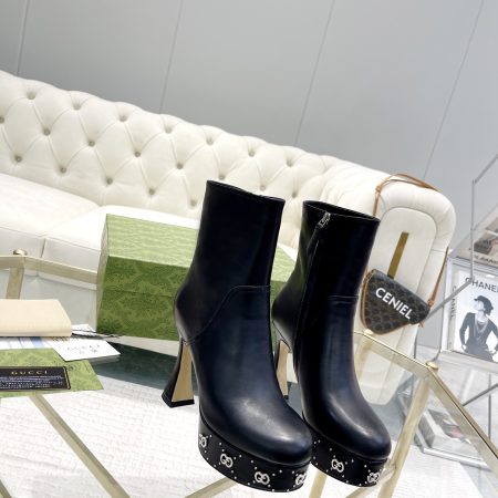 Gucci Janaya Chunky-Heeled Boots - Image 3