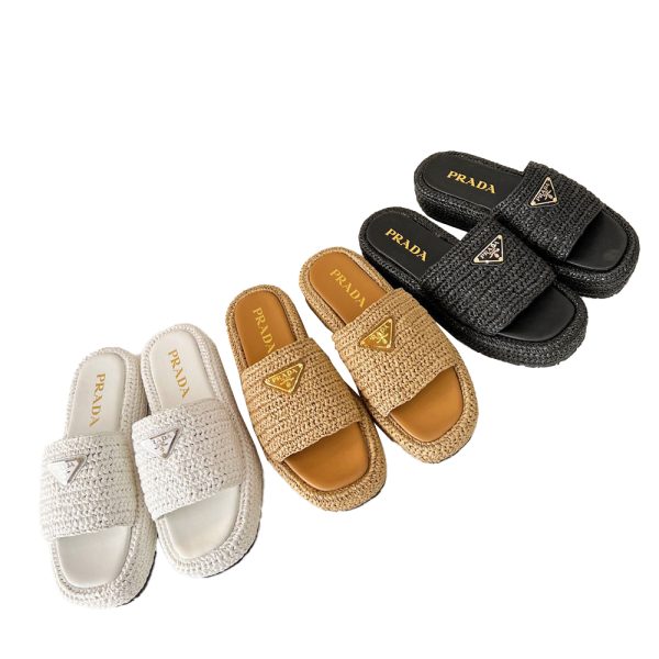Prada Stylish Platform Sandals Slide Sandal