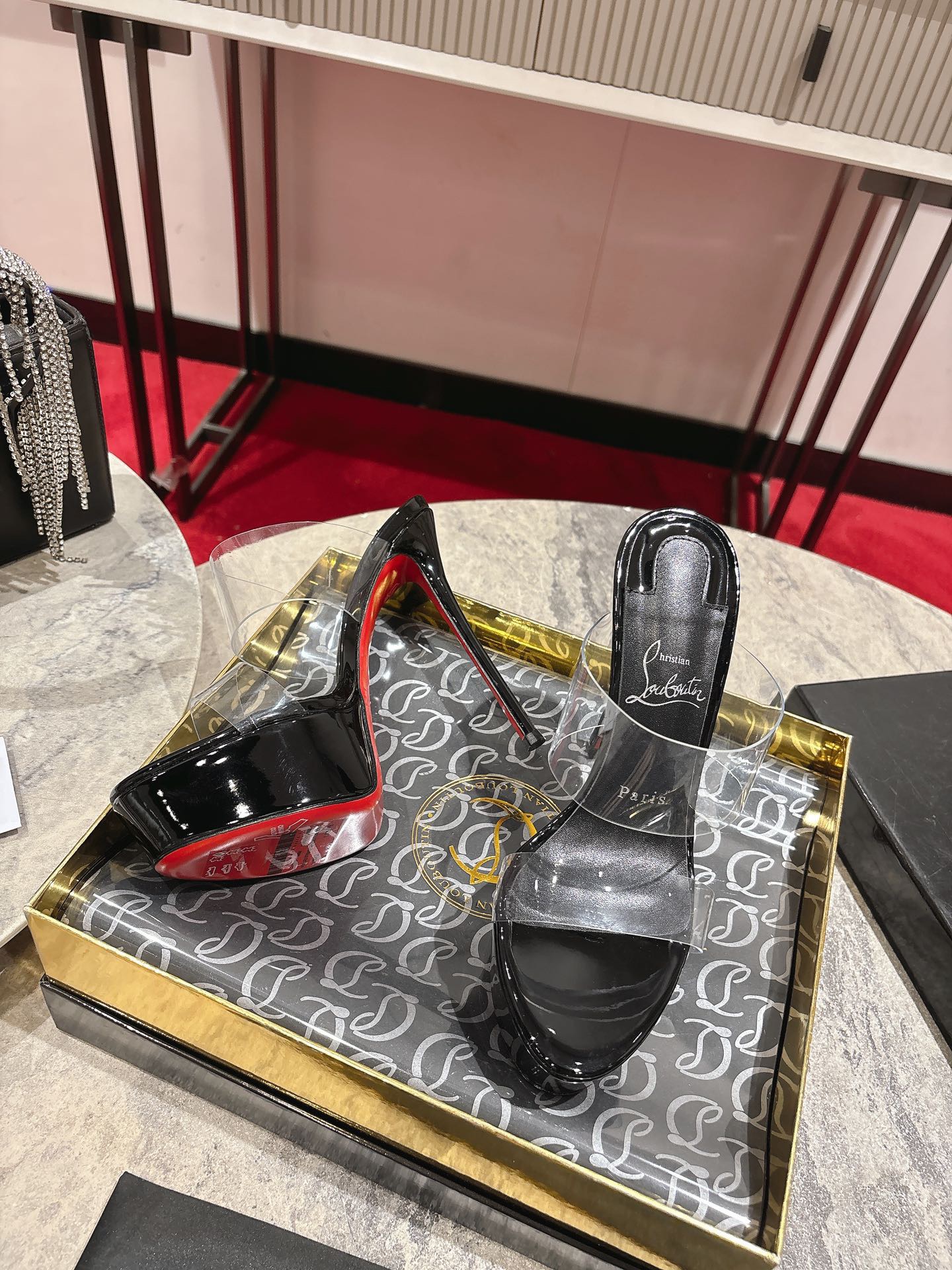 Christian Louboutin Just Nothing Alta - 150 mm Mules - Image 4