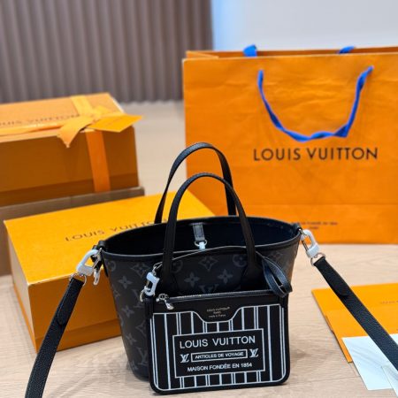 LV Neverfull BB Bandouliere Inside Out Tote Bag - Image 4