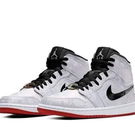 CLOT x Jordan1 Mid “ Fearless" - Image 3