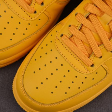 NIKE AIR FORCE 1 LOW OFF-WHITE UNIVERSITY GOLD METALLIC SILVER DD1876-700 - Image 30