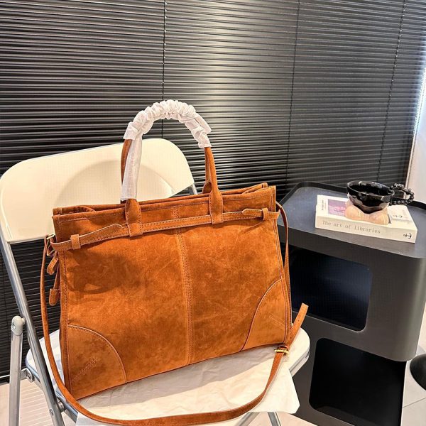 Prada Large suede handbag