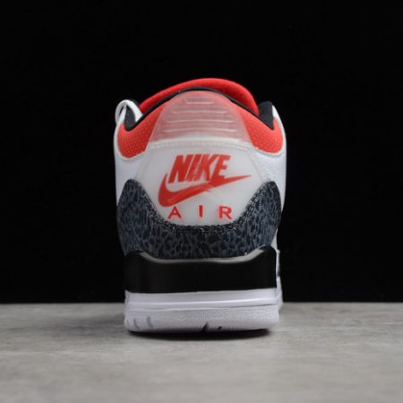 Air Jordan 3 Retro Denim "Fire Red" CZ6431-100 - Image 3