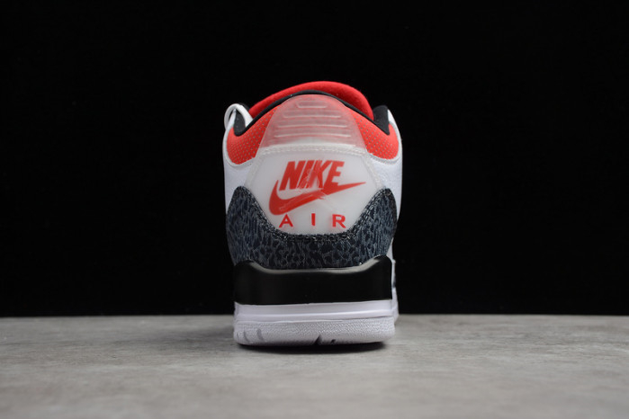 Air Jordan 3 Retro Denim "Fire Red" CZ6431-100 - Image 3