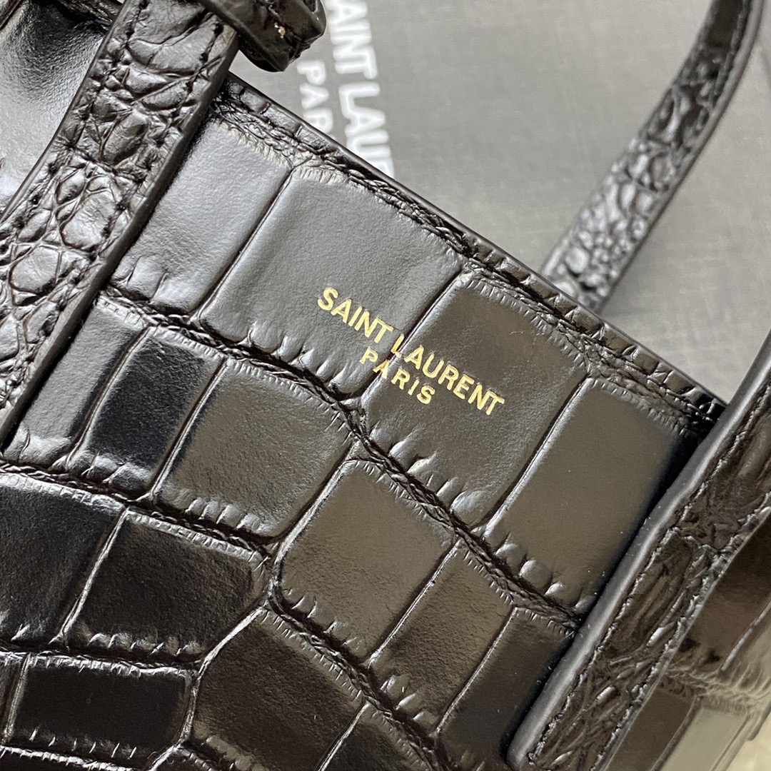 YSL Shopping Mini Toy Tote Bag - Image 6