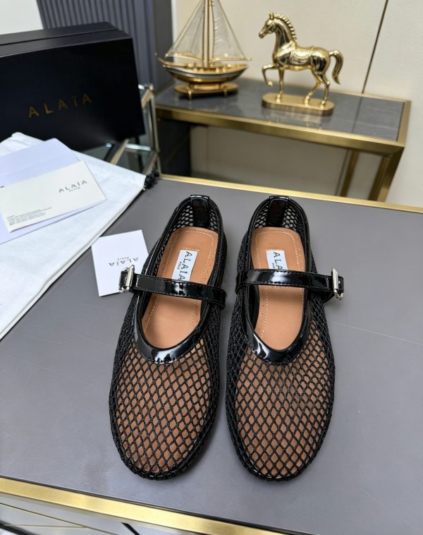 Alaya Flat Ballet Tulle Shoes with Rhinestone Accents