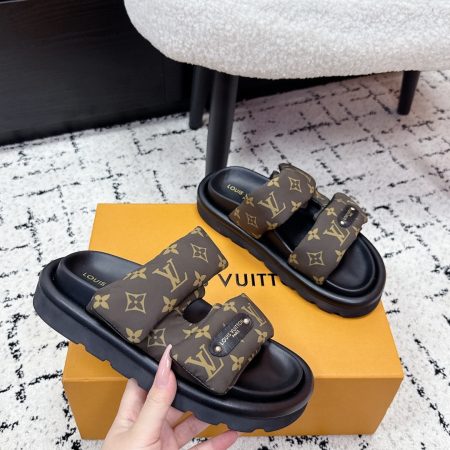 LV Pool Pillow Comfort Mule Sandals - Image 5