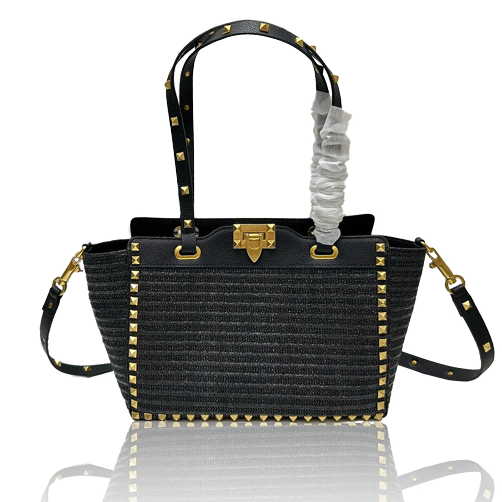 Valentino Classic Rivet Shopper Bag - Image 1