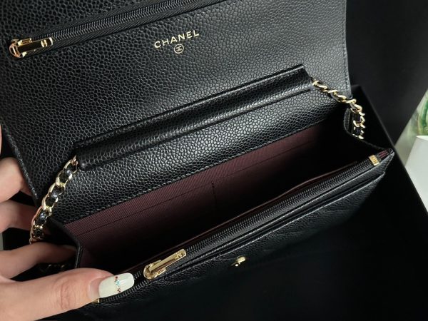 Chanel Classic Wallet on Chain Quilted Caviar