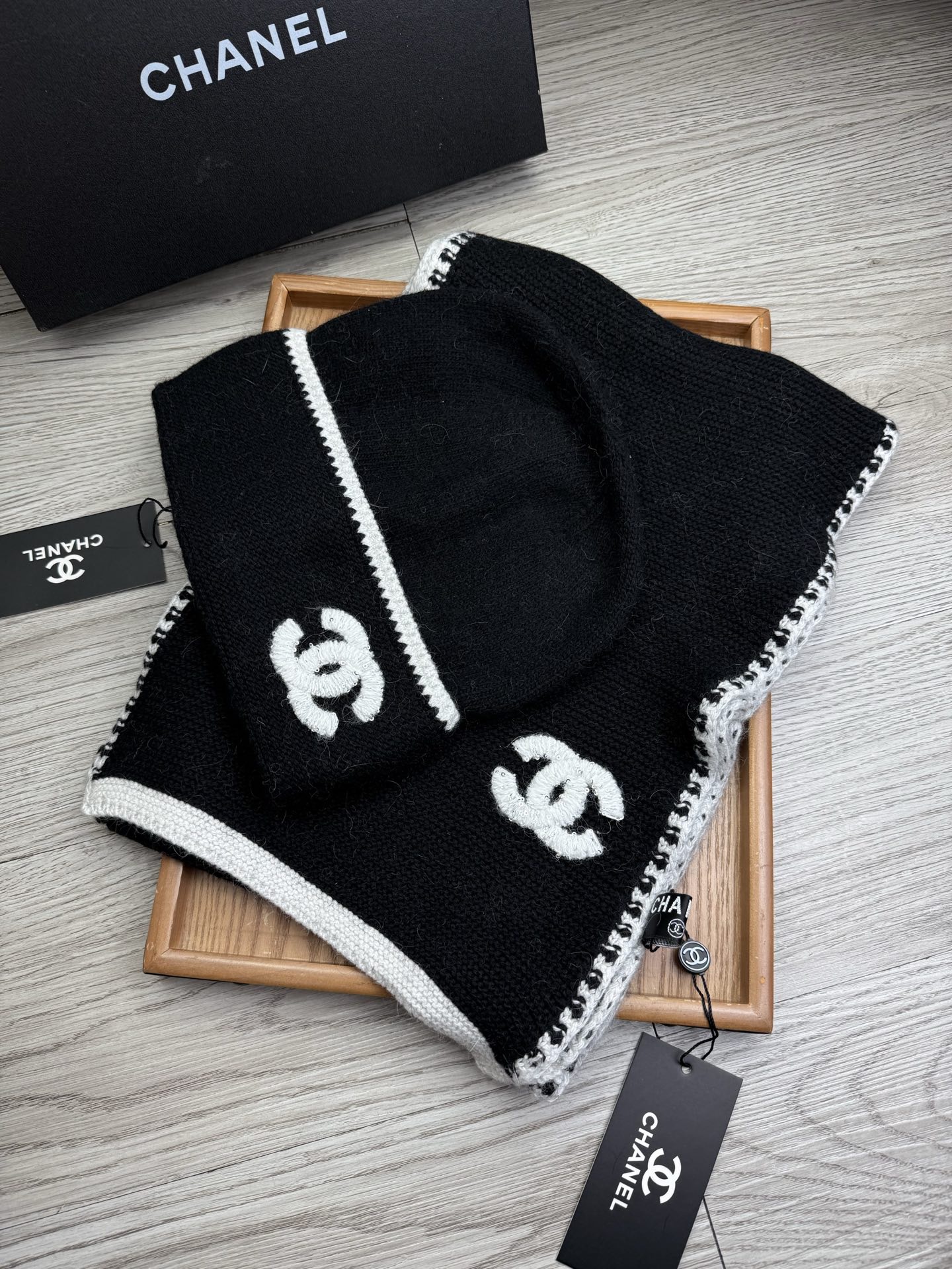 Chanel Winter Hats + Scarves - Image 2