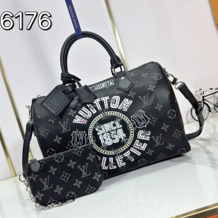 LV Speedy 30 Graffiti Pillow Bag - Image 2