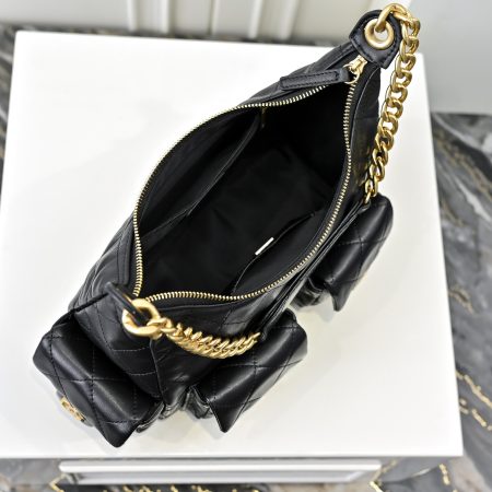 Chanel 25C Quilted Trendy Hobo Bag - Image 9