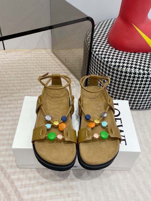 Loewe Pebble Sandals