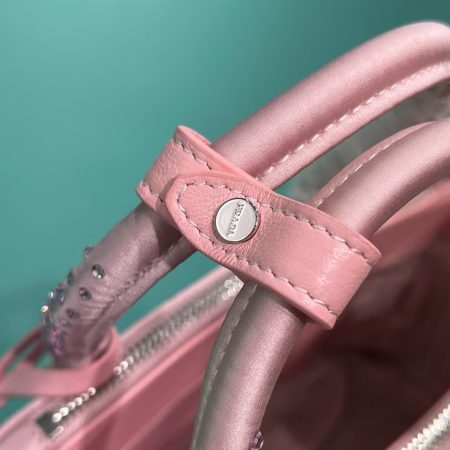 Prada Galleria Anti Crystal Handbag Pink - Image 8