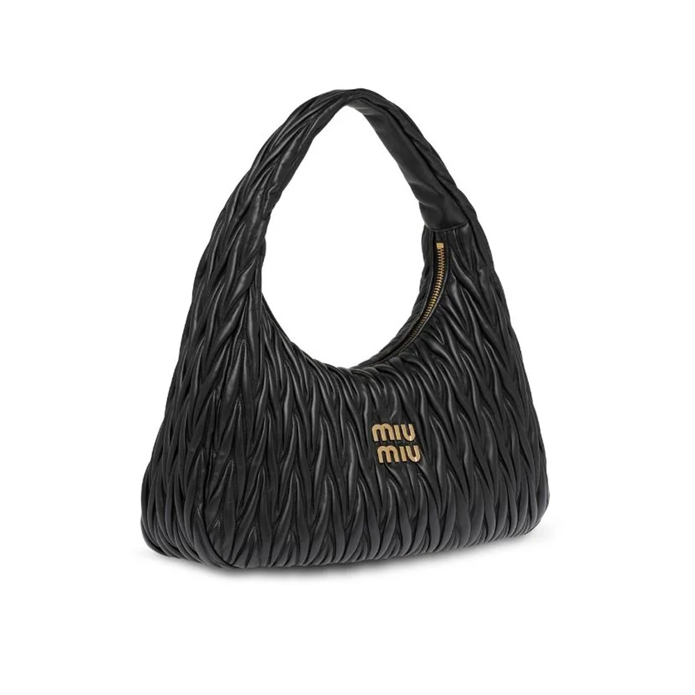 MIU MIU Wander Matelassé Hobo Bag Mini&Small - Image 1