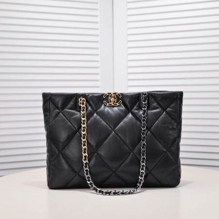 Chanel 19bag Tote Leather Shoulder Crossbody Bag - Image 4