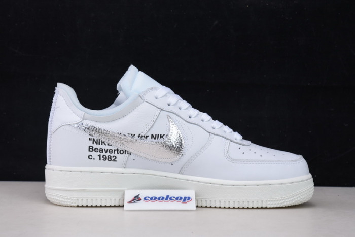 Off-White Nike Air Force 1 Low ComplexCon White AO4297-100 - Image 11