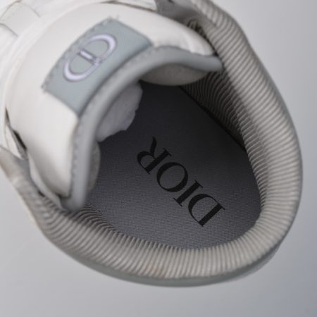 Dior B27 Sneakers High-Top White Gray (AAA High Quality Version) - Image 9
