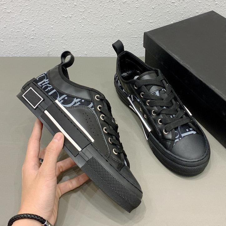 Dior B23 Black Boutique Fashion Skateboard Canvas - Image 2