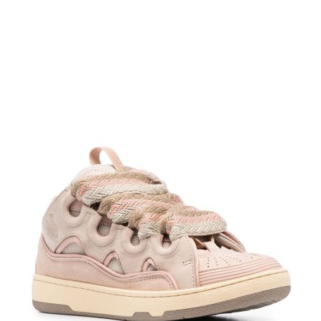 Lanvin LEATHER CURB SNEAKERS - Image 3