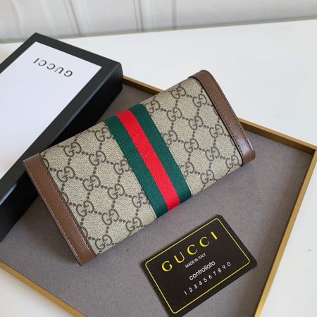 Gucci Unisex GG Long Wallet - Image 5