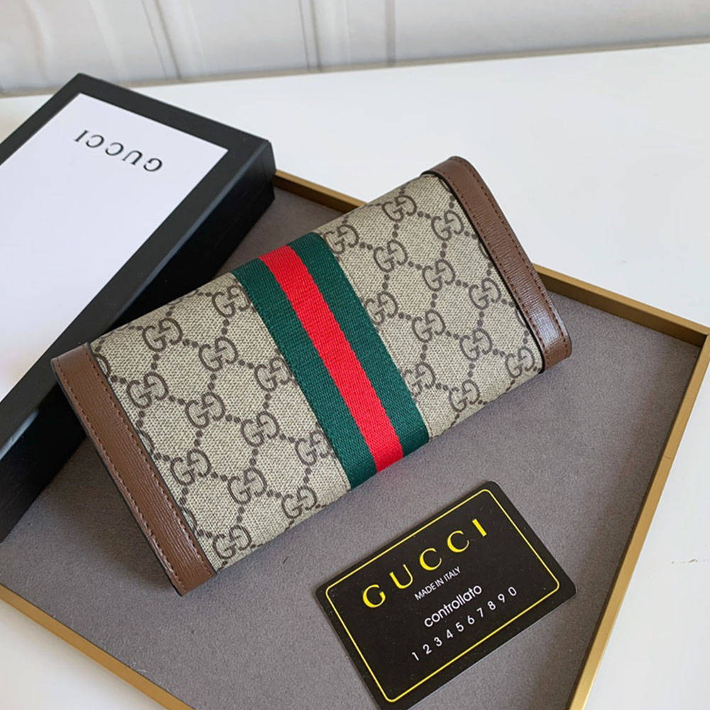 Gucci Unisex GG Long Wallet - Image 5