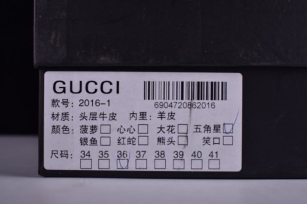 Gucci Ace Embroidered Low-Top Sneaker WITH COLORFUL STARS 431942-A38G1