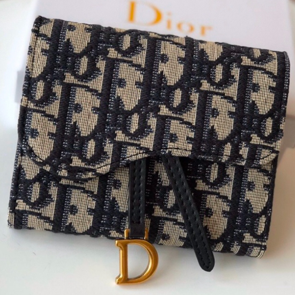 Dior Tri-Fold Snap Wallet - Image 2