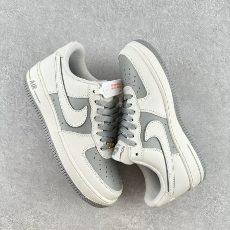 Nike Air Force Fashion White Grey - Image 2