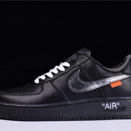 OFF-WHITE x Nike Air Force 1 07 Low Black AV5210-001 - Image 2