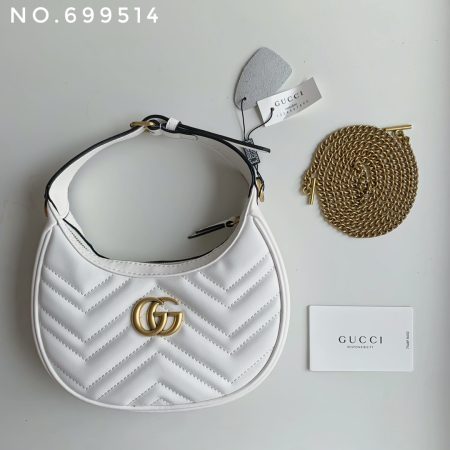 Gucci Marmont Half Moon Shoulder Bag - Image 4