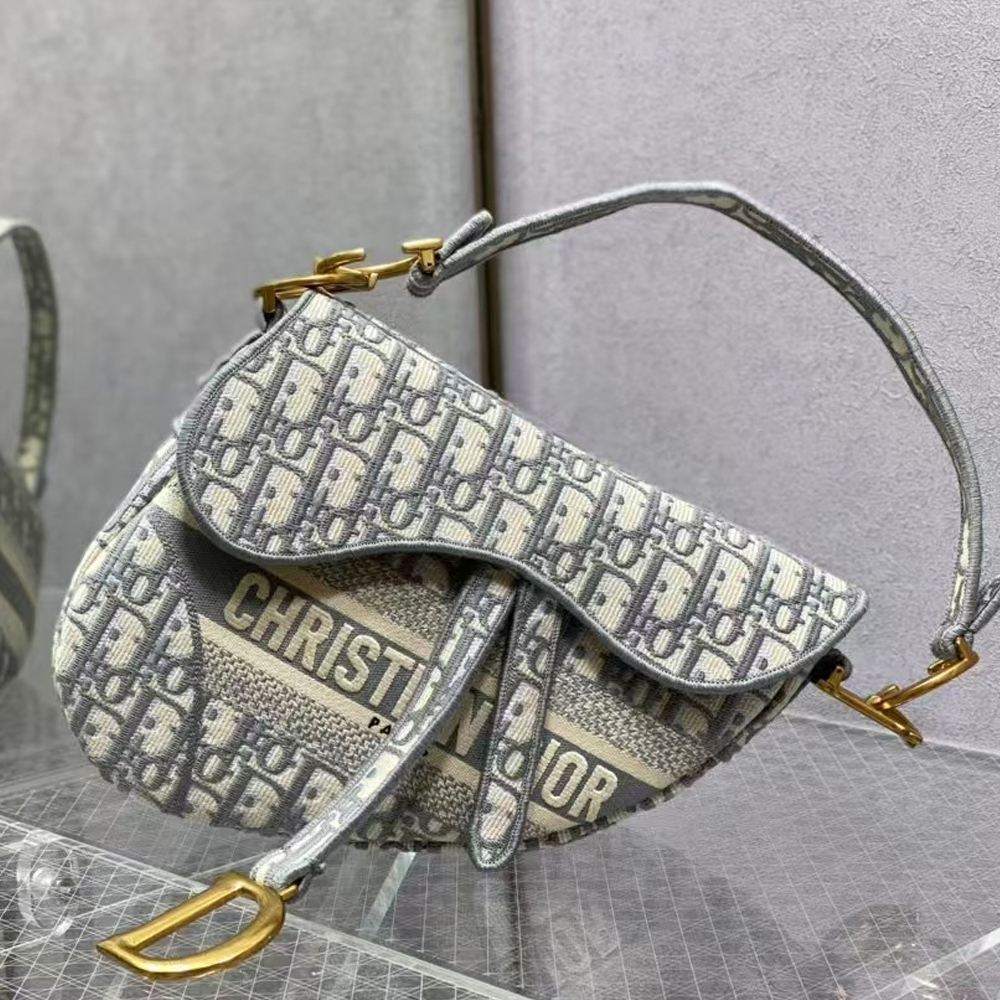 Dior Saddle Bag With Strap - Image 12