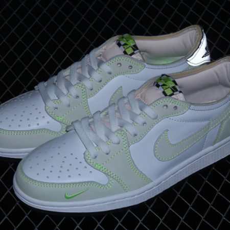 Jordan 1 Retro Low White Ghost Green Black DM7837-10R - Image 19