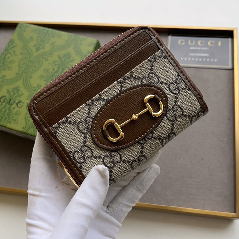 Gucci Unisex 1955 Card Holder Wallet - Image 3
