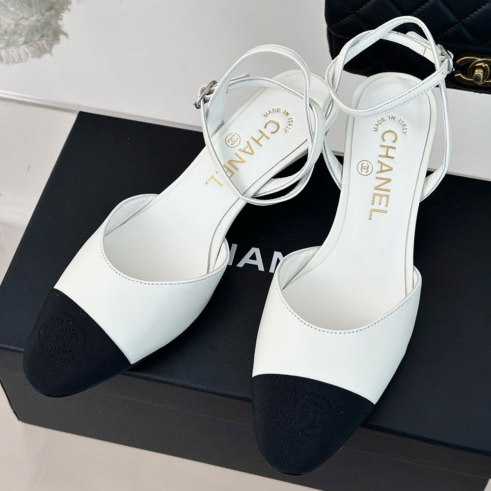 Chanel Lace-up heels Sandals Slide - Image 4