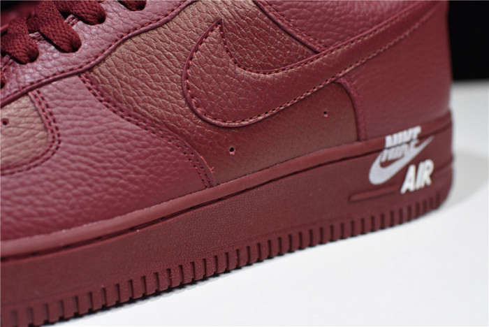 Nike Air Force 1 Low 07 LTHR Sail Team Red AJ7280-600 - Image 5