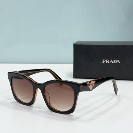 Prada Mirror leg print Logo  sunglasses Top quality