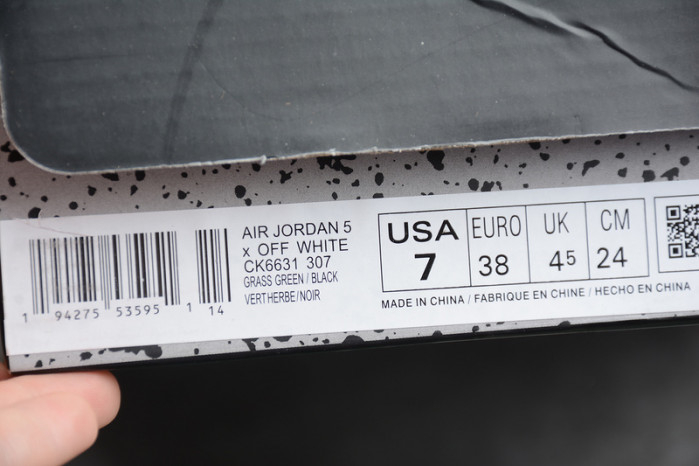 Air Jordan 5 Oregon Ducks CK6631-307 - Image 12