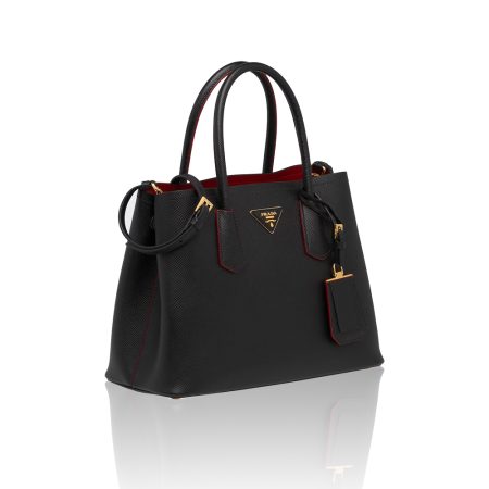 Prada Double Saffiano Leather Mini Handbag