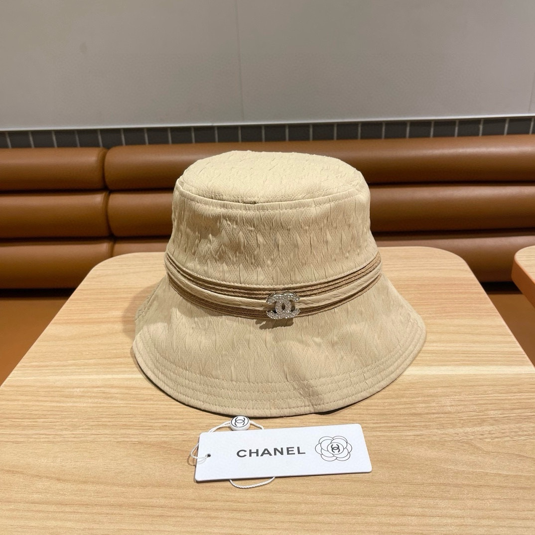Chanel Shopping Shade Leisure Basin Hat Sunhat - Image 3