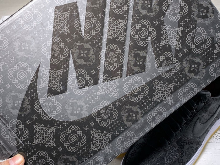 Fragment CLOT Nike Air Force 1 Black CZ3986-001 - Image 3