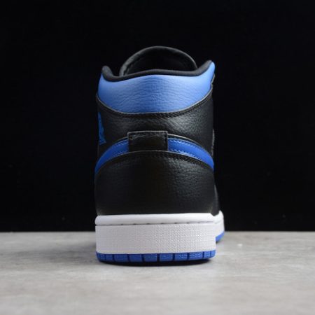 Air Jordan 1 Mid black hyper royal 554724-068 - Image 8