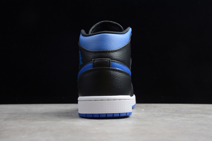 Air Jordan 1 Mid black hyper royal 554724-068 - Image 8