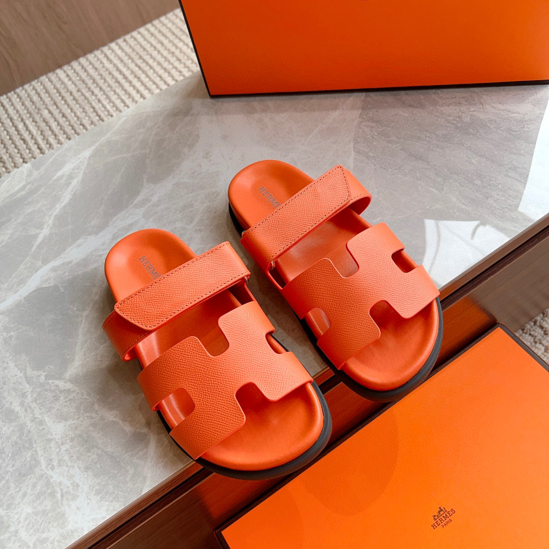Hermes Chypre Slide Sandals - Image 13